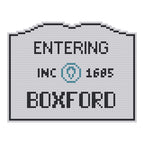 DIY Needlepoint MA Welcome Sign - Boxford Pattern | Digital Chart for Painting Your Own Canvas | Easy Needlepoint PDF | Instant Download | 18 Mesh