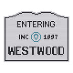 DIY Needlepoint MA Welcome Sign - Westwood Pattern | Digital Chart for Painting Your Own Canvas | Easy Needlepoint PDF | Instant Download | 18 Mesh