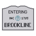 DIY Needlepoint MA Welcome Sign - Brookline Pattern | Digital Chart for Painting Your Own Canvas | Easy Needlepoint PDF | Instant Download | 18 Mesh