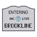 DIY Needlepoint MA Welcome Sign - Brookline Pattern | Digital Chart for Painting Your Own Canvas | Easy Needlepoint PDF | Instant Download | 18 Mesh