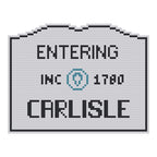 DIY Needlepoint MA Welcome Sign - Carlisle Pattern | Digital Chart for Painting Your Own Canvas | Easy Needlepoint PDF | Instant Download | 18 Mesh
