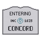 DIY Needlepoint MA Welcome Sign - Concord Pattern | Digital Chart for Painting Your Own Canvas | Easy Needlepoint PDF | Instant Download | 18 Mesh