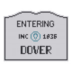DIY Needlepoint MA Welcome Sign - Dover Pattern | Digital Chart for Painting Your Own Canvas | Easy Needlepoint PDF | Instant Download | 18 Mesh