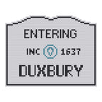 DIY Needlepoint MA Welcome Sign - Duxbury Pattern | Digital Chart for Painting Your Own Canvas | Easy Needlepoint PDF | Instant Download | 18 Mesh