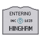 DIY Needlepoint MA Welcome Sign - Hingham Pattern | Digital Chart for Painting Your Own Canvas | Easy Needlepoint PDF | Instant Download | 18 Mesh