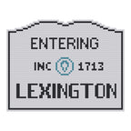 DIY Needlepoint MA Welcome Sign - Lexington Pattern | Digital Chart for Painting Your Own Canvas | Easy Needlepoint PDF | Instant Download | 18 Mesh