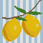 Lemon on Stripes
