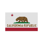 DIY Needlepoint California State Flag | Digital Chart for Painting Your Own Canvas | Easy Needlepoint PDF | Instant Download | 13 Mesh