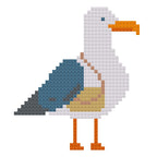 Seagull with a Handbag