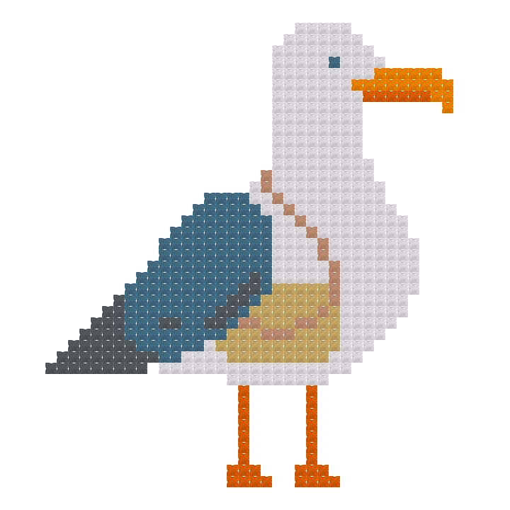Seagull with a Handbag