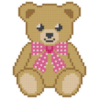 Pink Bow Teddy Bear