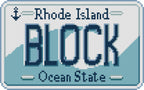 Block License Plate
