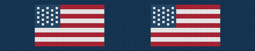 Navy American Flag Key Fob