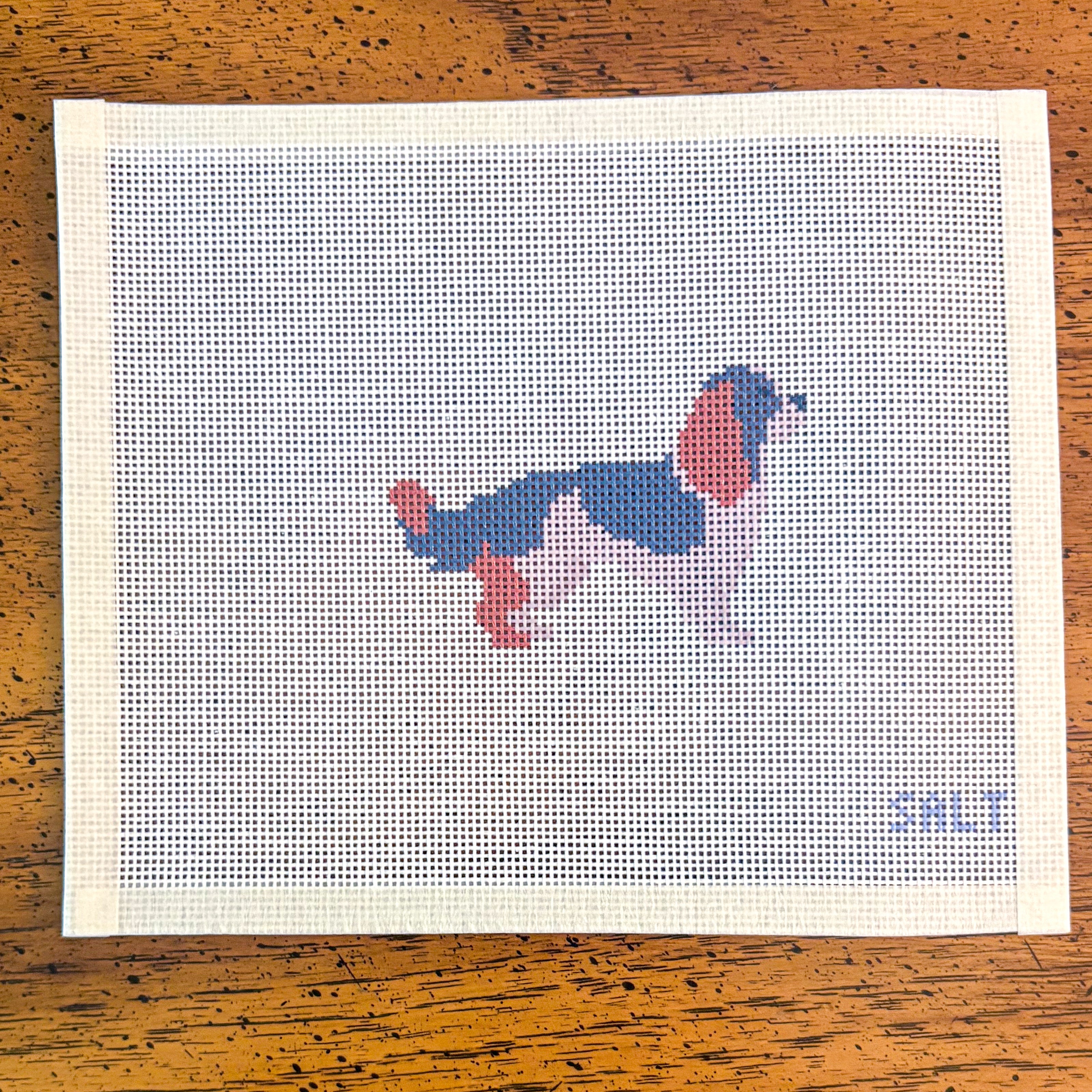 Cavalier King Charles Spaniel (Tri-color) Needlepoint Canvas