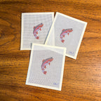 Jumping Rainbow Trout Needlepoint Canvas