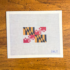 Maryland Flag Needlepoint Canvas