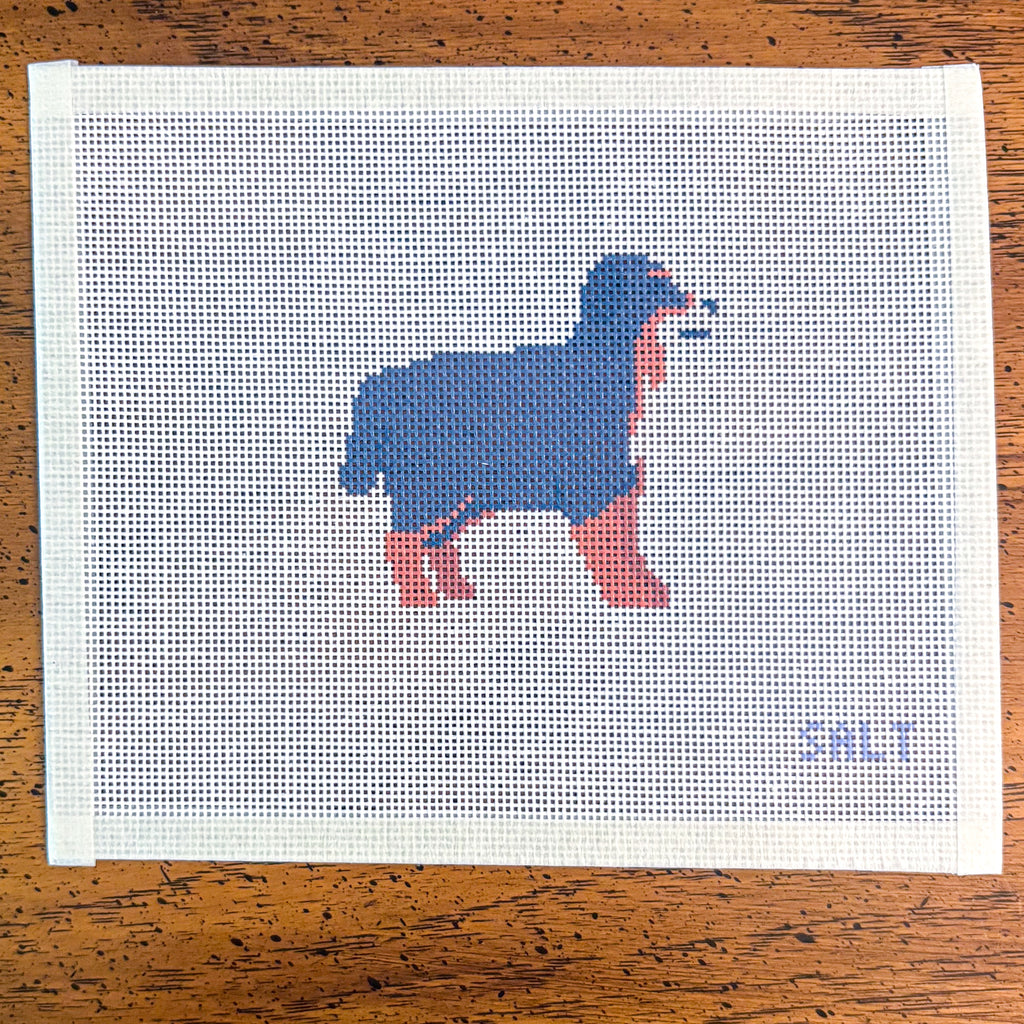 Bernese Mountain Dog Needlepoint Canvas