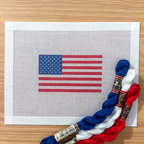 American Flag Needlepoint Canvas