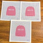 Charleston Sweatshirt (Red) Needlepoint Canvas