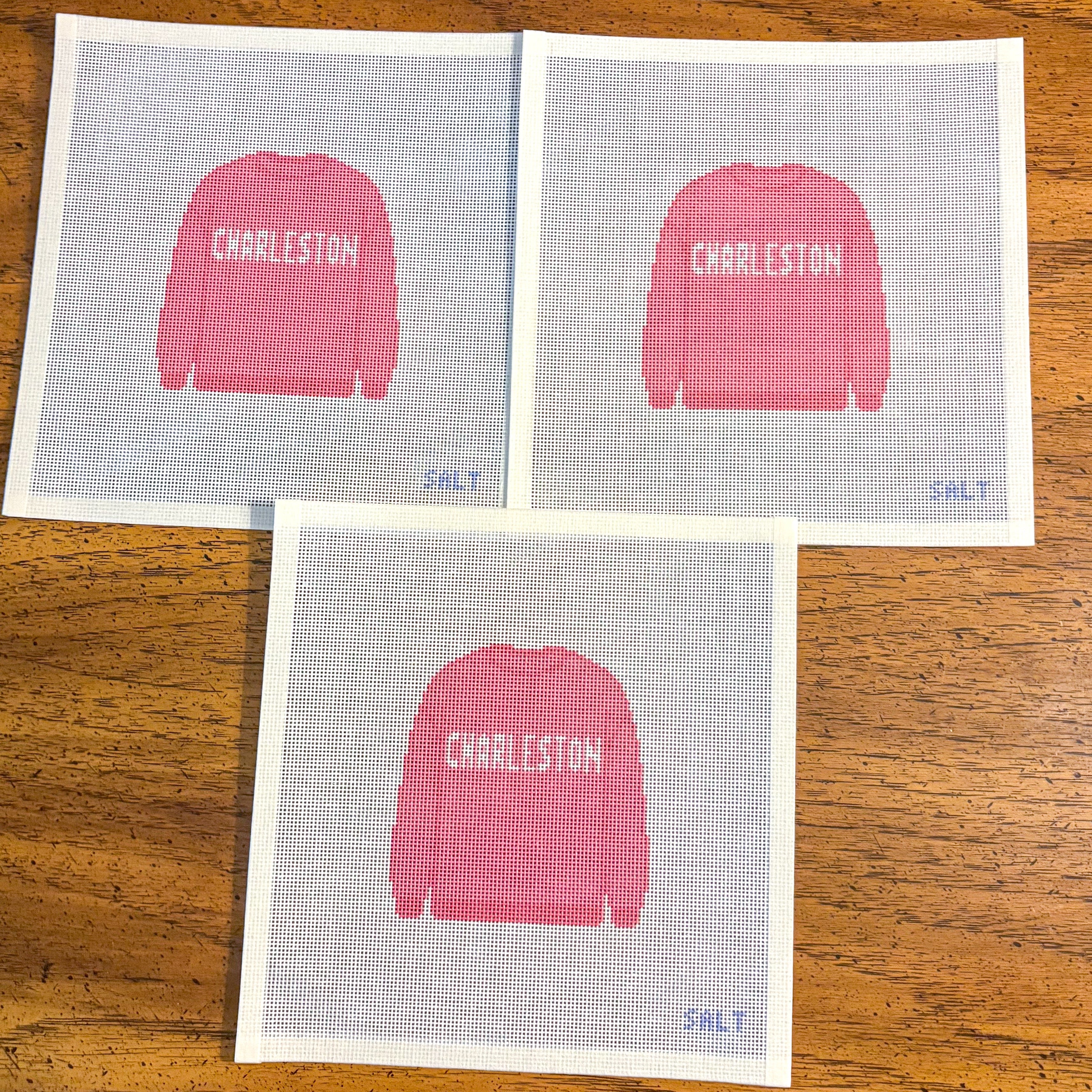 Charleston Sweatshirt (Red) Needlepoint Canvas