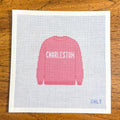 Charleston Sweatshirt (Red) Needlepoint Canvas