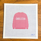 Charleston Sweatshirt (Red) Needlepoint Canvas