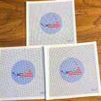 Nantucket Island Ornament Needlepoint Canvas