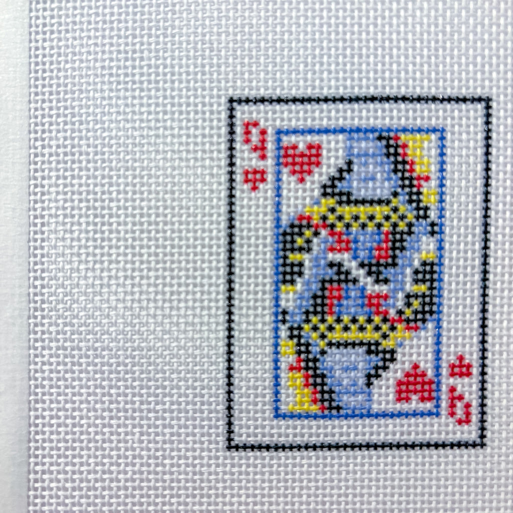 Queen of Hearts Needlepoint Canvas
