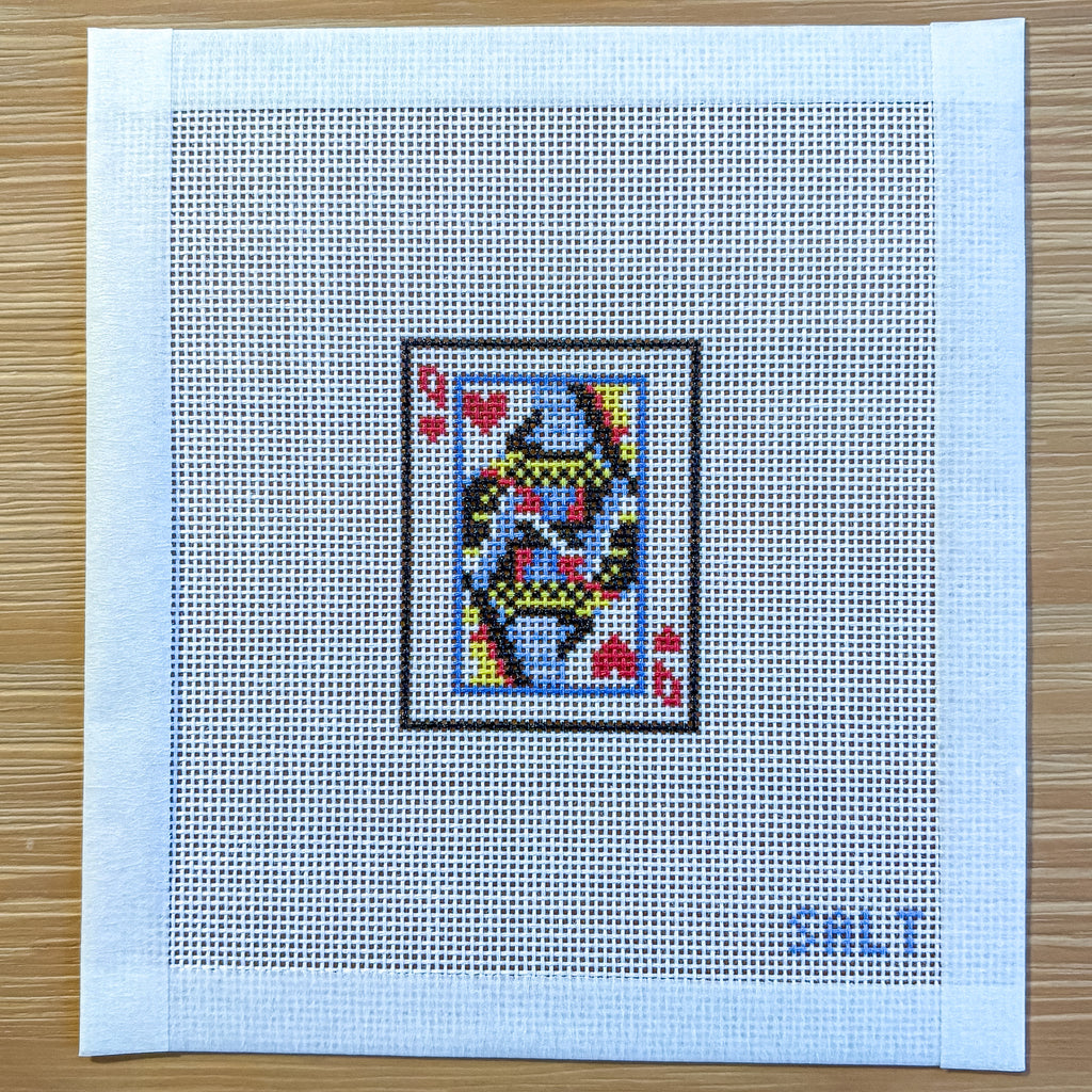 Queen of Hearts Needlepoint Canvas