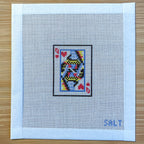 Queen of Hearts Needlepoint Canvas