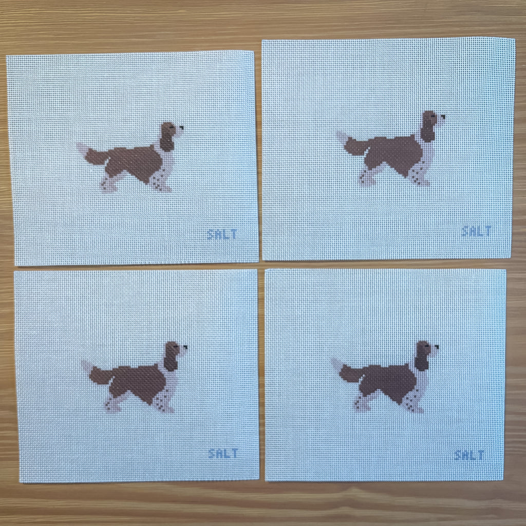 Springer Spaniel Needlepoint Canvas