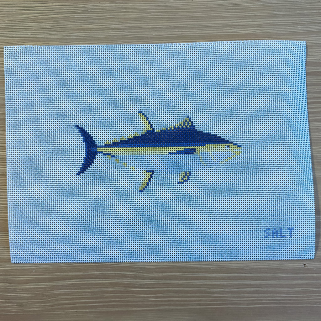 Yellowfin Tuna Needlepoint Canvas