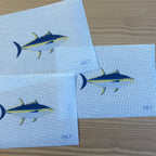 Yellowfin Tuna Needlepoint Canvas