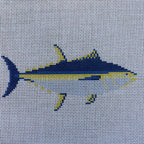 Yellowfin Tuna Needlepoint Canvas