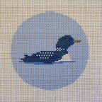 Loon Christmas Ornament Needlepoint Canvas