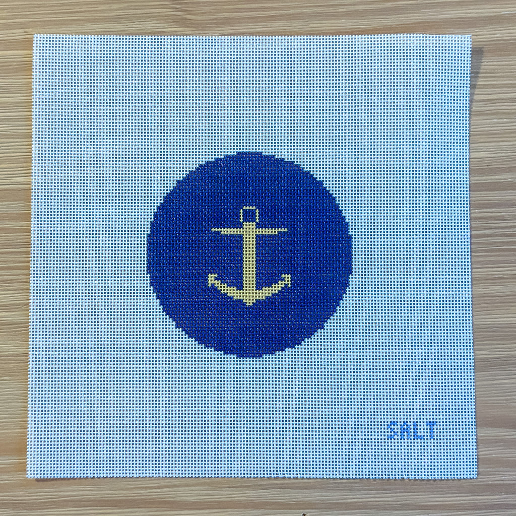 Anchor Ornament Needlepoint Canvas