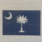South Carolina Flag Needlepoint Canvas