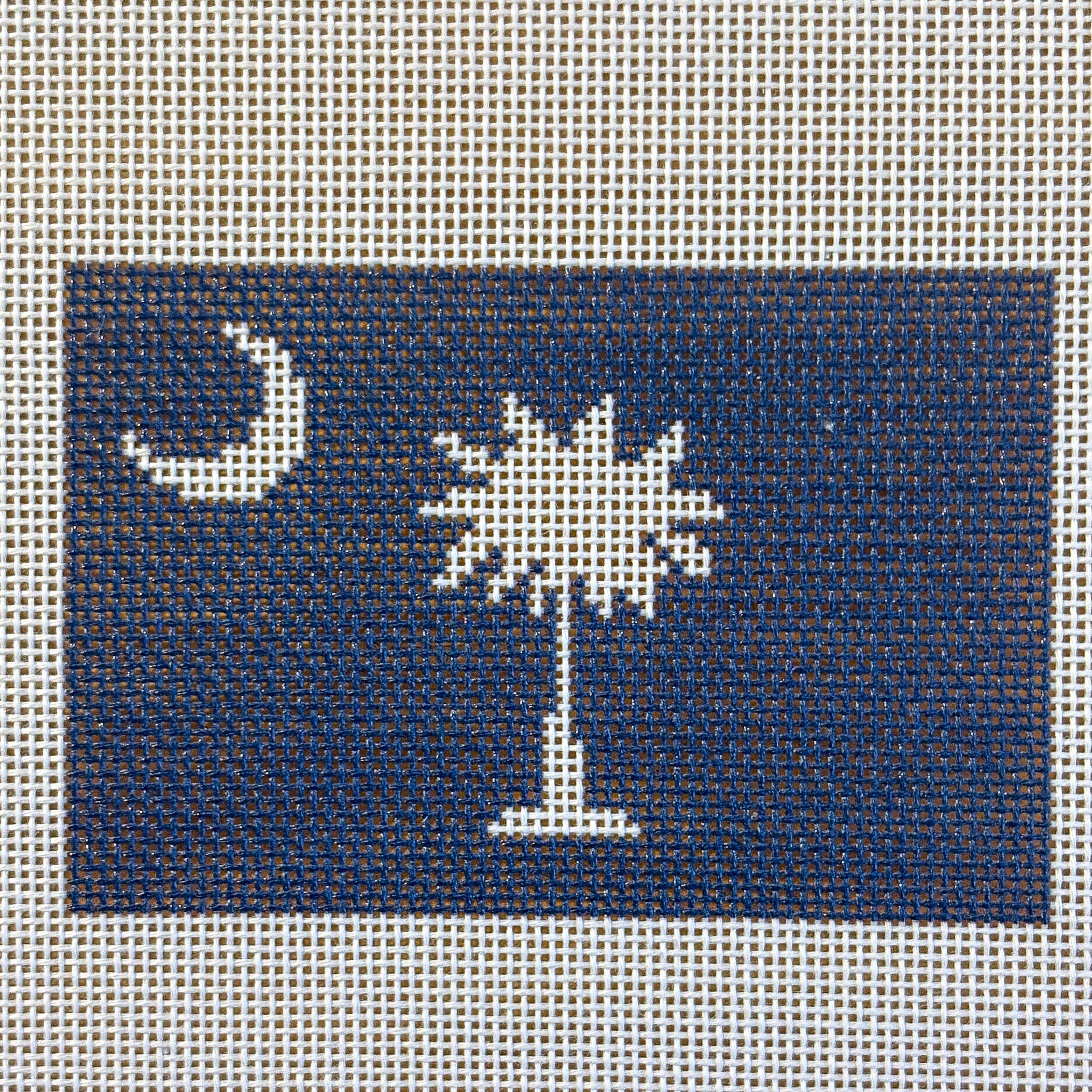 South Carolina Flag Needlepoint Canvas