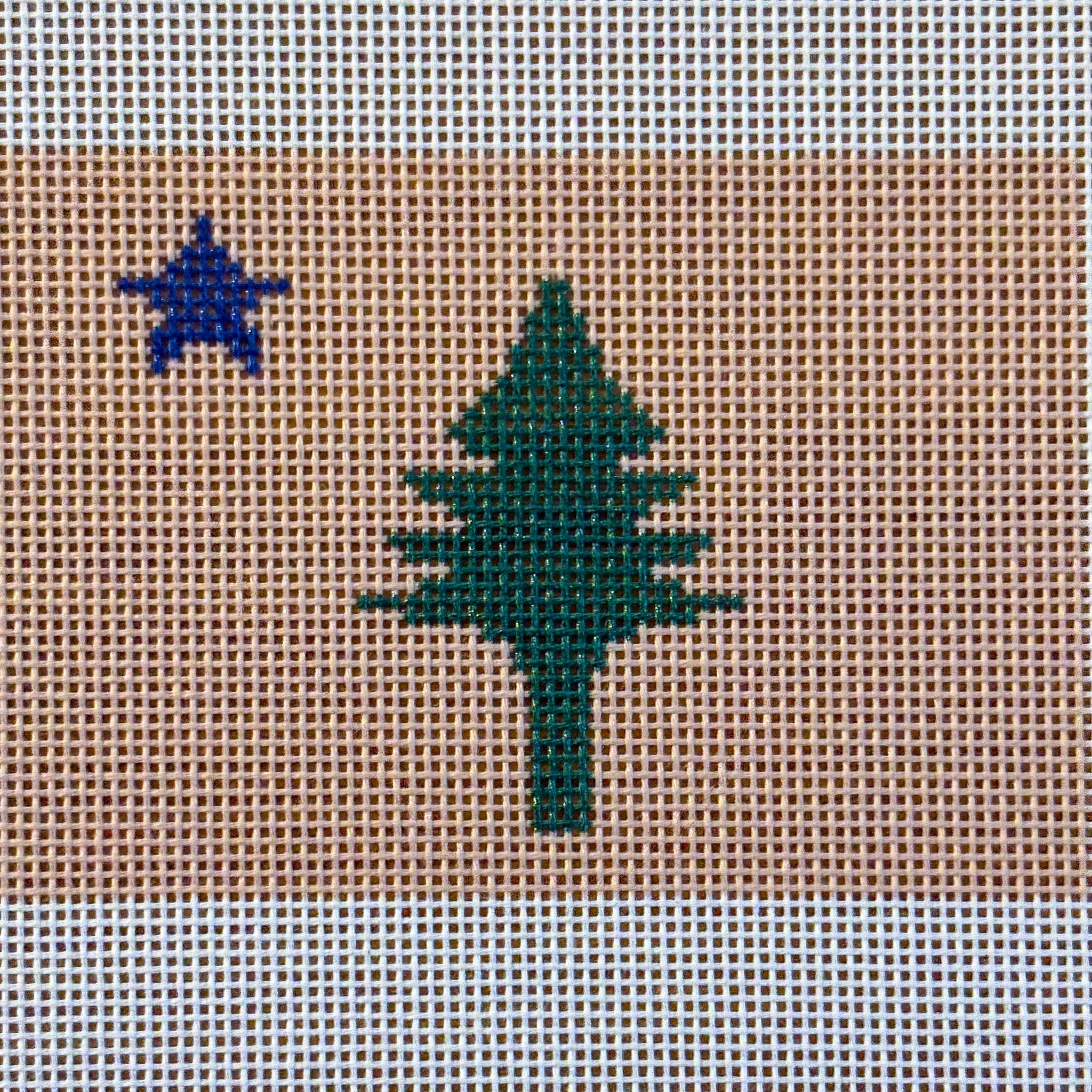 Old Maine State Flag Needlepoint Canvas