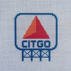 Citgo Sign Needlepoint Canvas