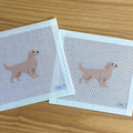 Golden Retriever Needlepoint Canvas