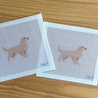 Golden Retriever Needlepoint Canvas