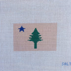 Old Maine State Flag Needlepoint Canvas