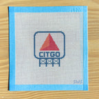 Citgo Sign Needlepoint Canvas