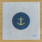 Anchor Ornament Needlepoint Canvas