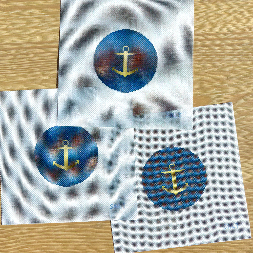 Anchor Ornament Needlepoint Canvas