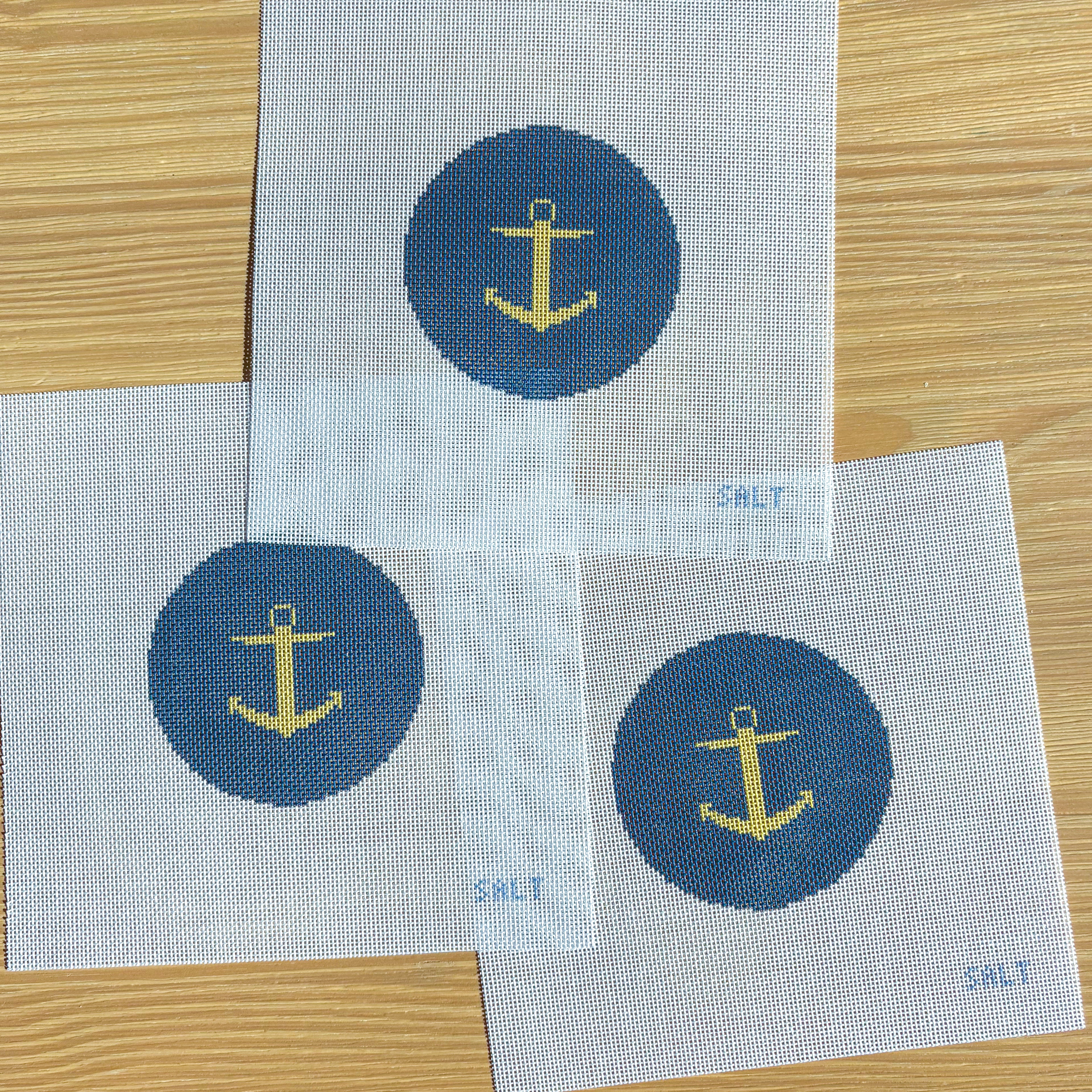 Anchor Ornament Needlepoint Canvas