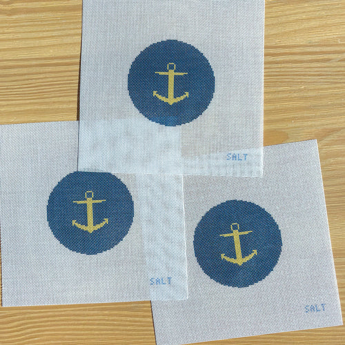 Anchor Ornament Needlepoint Canvas