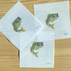 Jumping Largemouth Bass Needlepoint Canvas