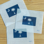 South Carolina Flag Needlepoint Canvas